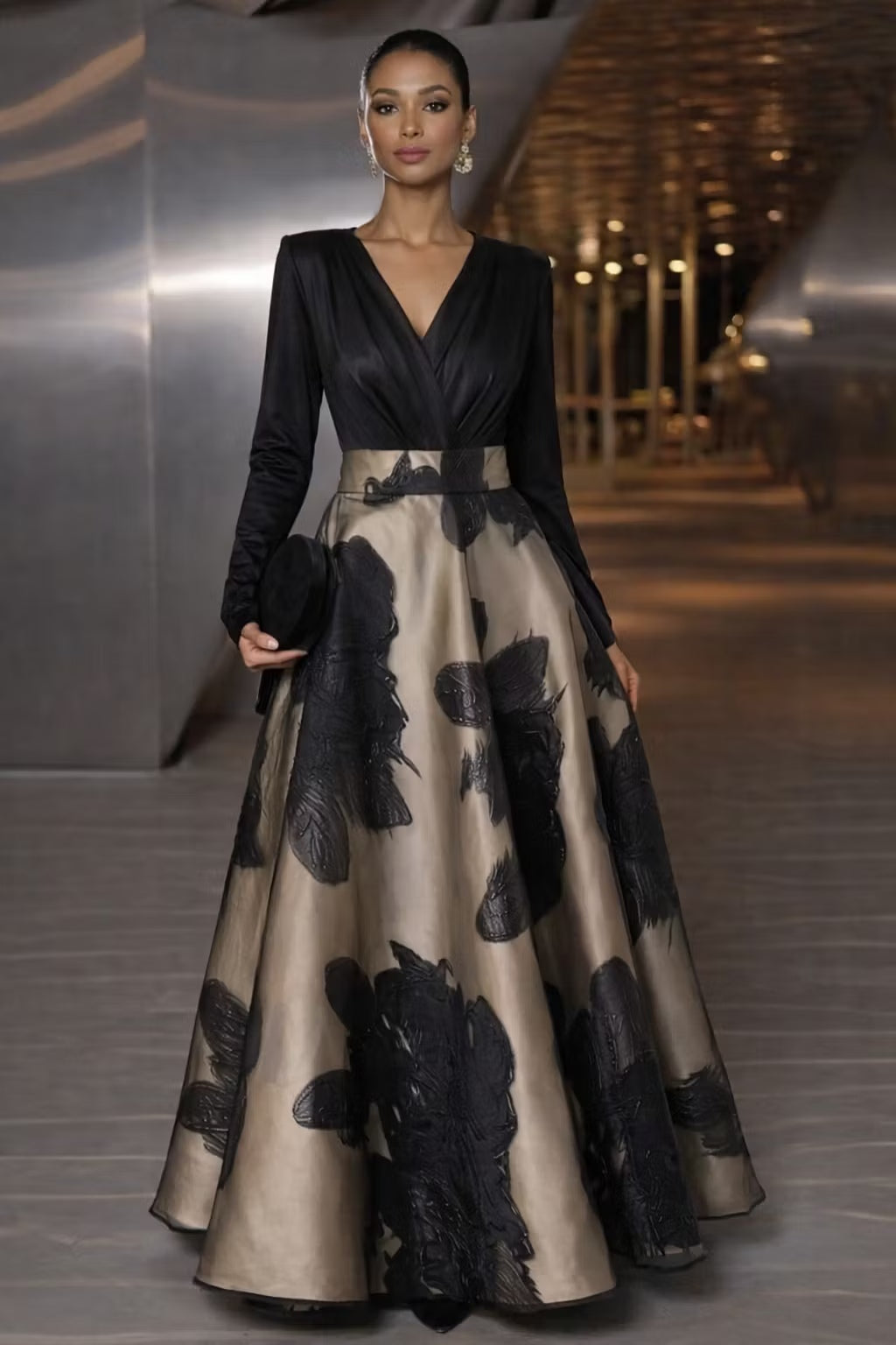 a line high waisted dress Floral Print Waist A-Line Maxi Style it with strappy Style:DR-JD-G15313 CHARTER CLUB Womens Navy Trend: Revengedresses