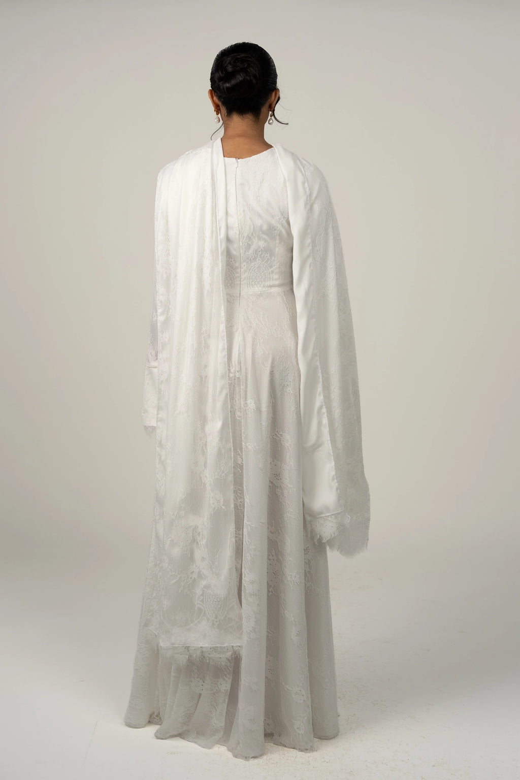 Aisha Lace Wrap Scarf Maxi