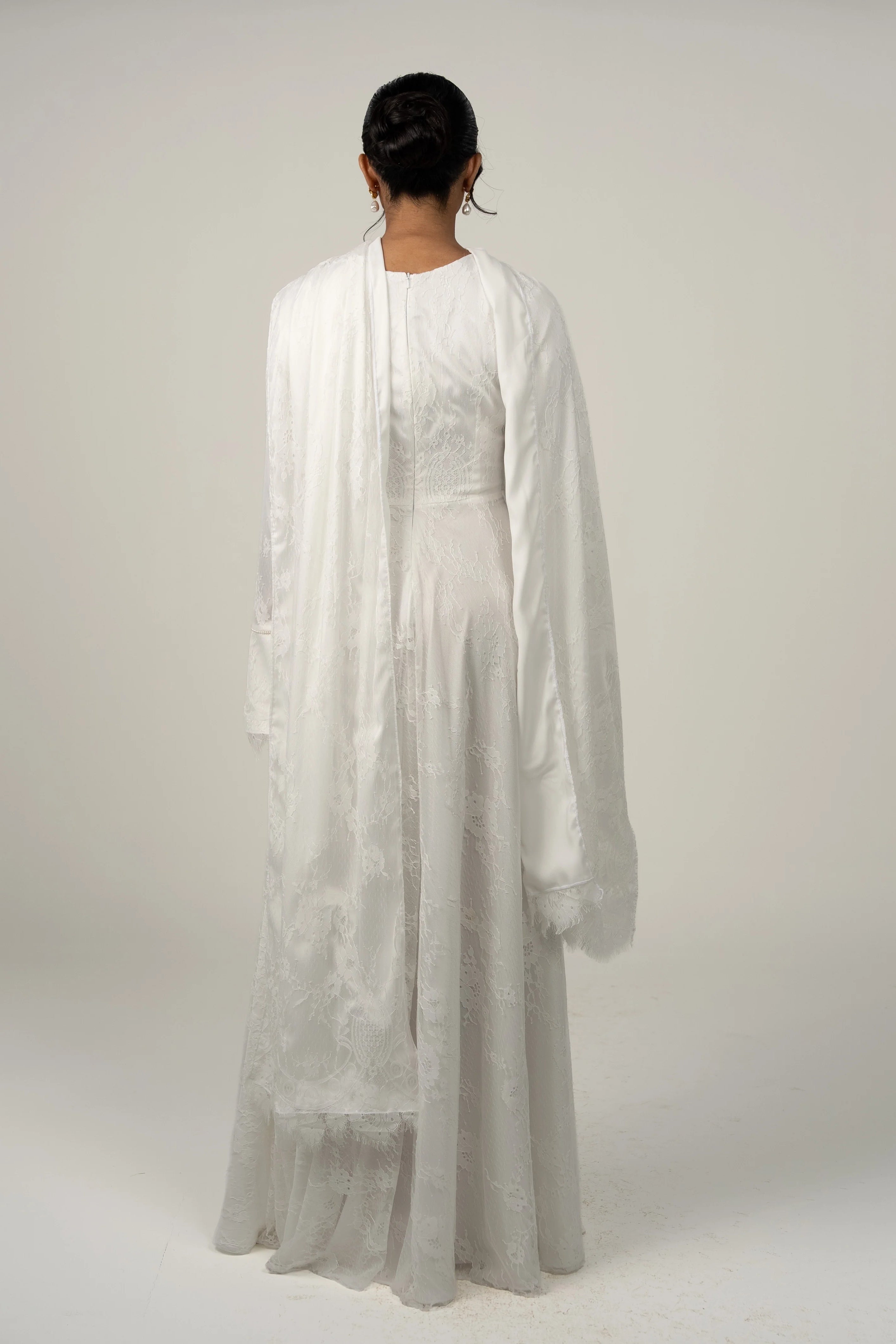 Aisha Lace Wrap Scarf Maxi