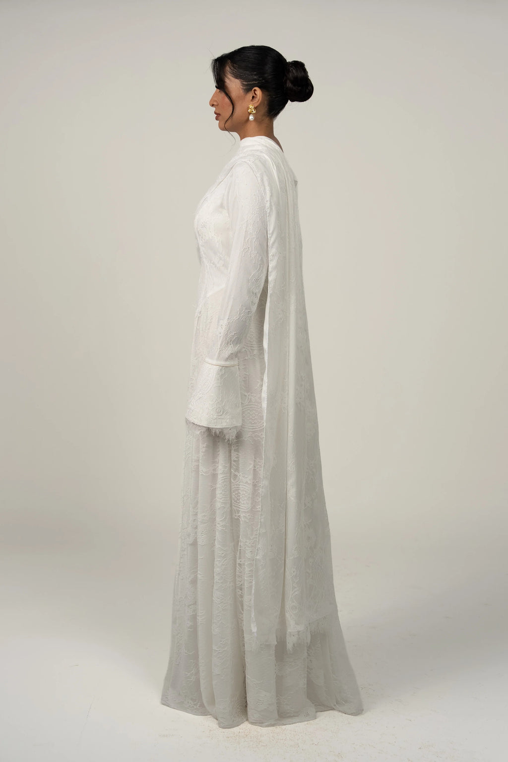 Aisha Lace Wrap Scarf Maxi