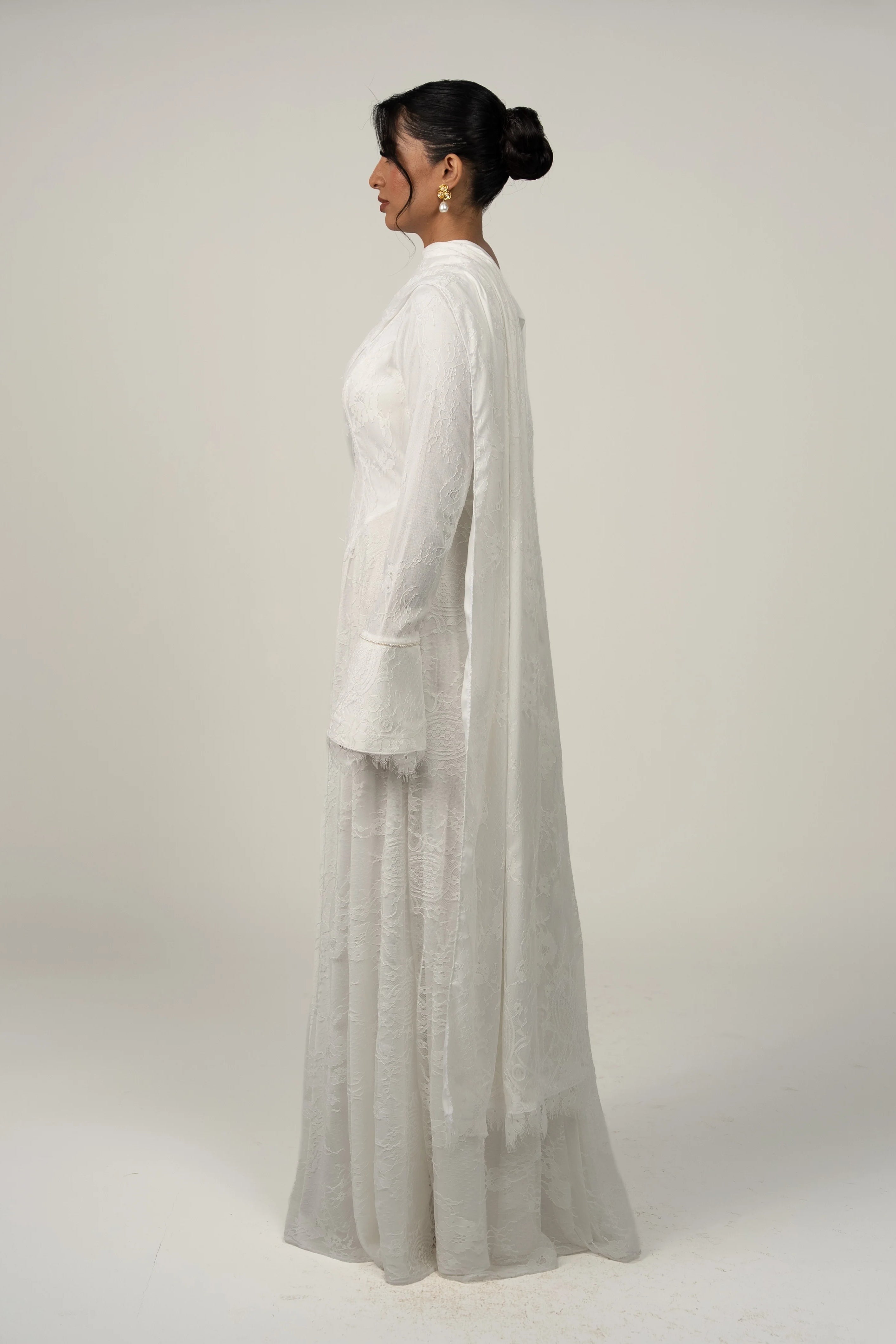 Aisha Lace Wrap Scarf Maxi