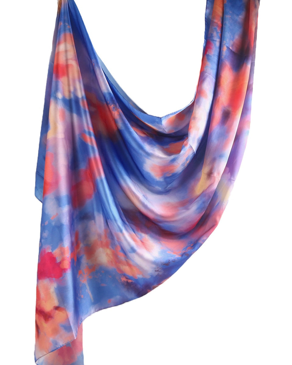 Silk Marble Print Hijab-10