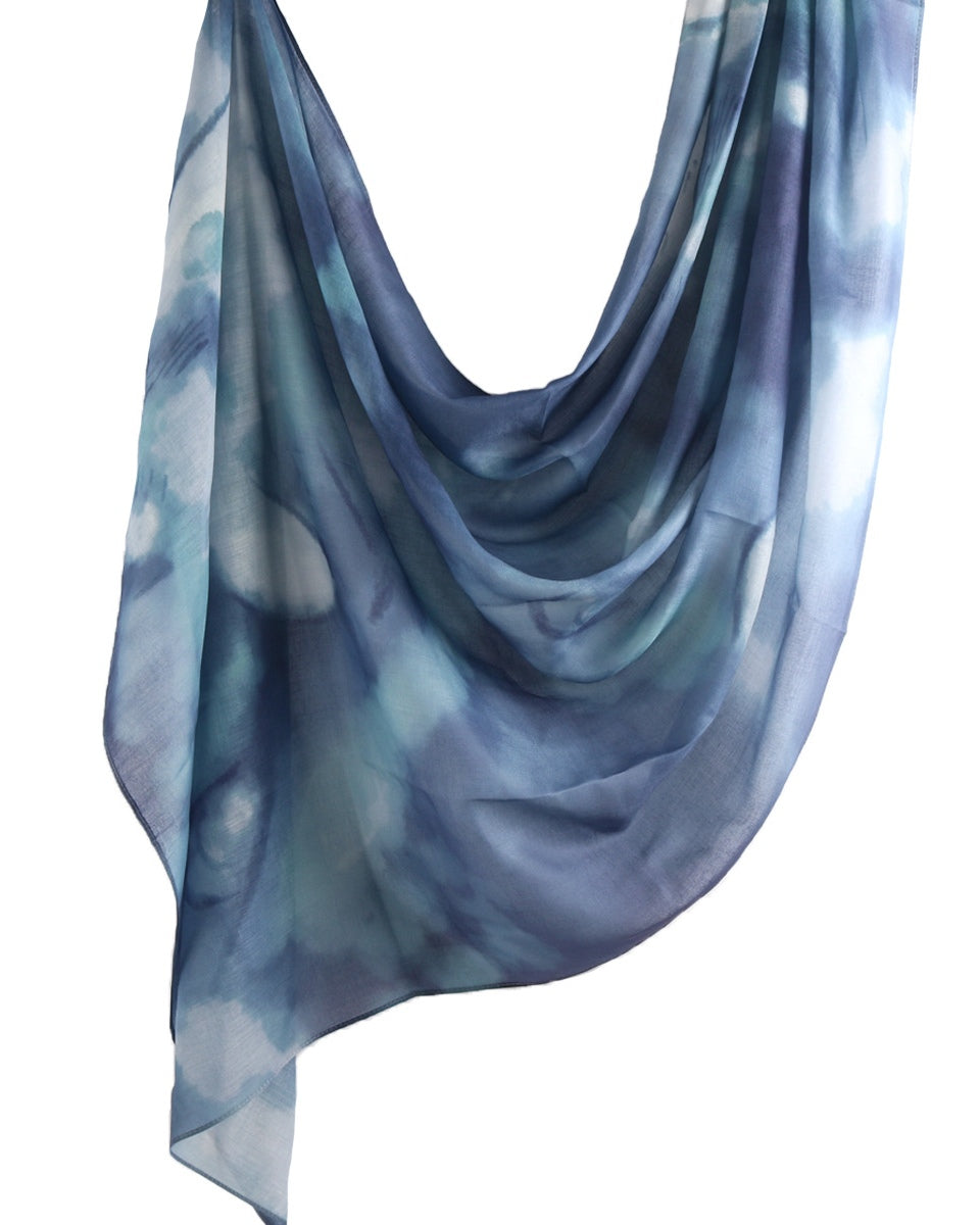Modal Cotton Satin Printed Shawl Hijab-12