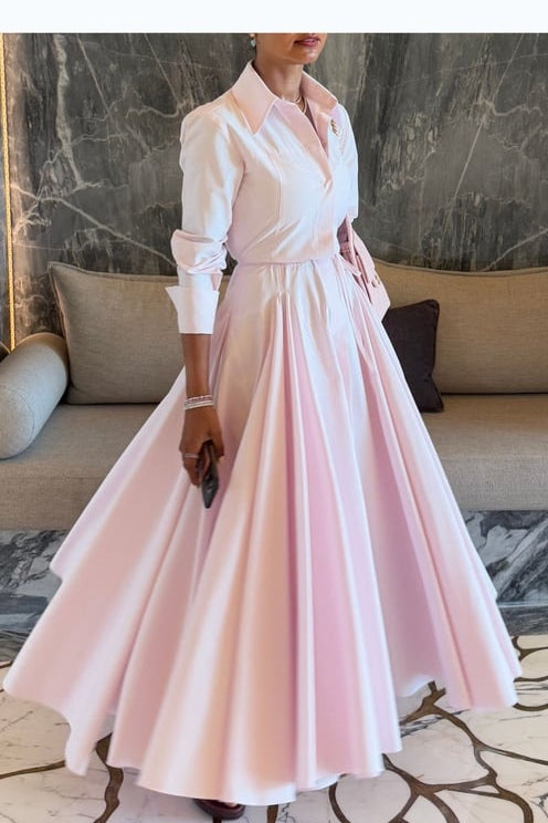 Elena Sophisticated Shirt and Skirt Set
