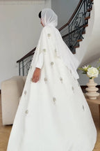 Anna Medallion Embellished Evening Cape Abaya