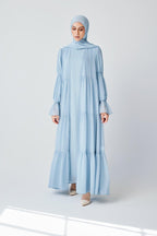 Bohemian Abaya Set-Blue
