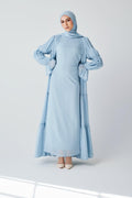 Bohemian Abaya Set-Blue