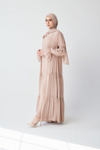 Bohemian Abaya Set-Pink