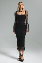 Crana Mesh Midi Dress	