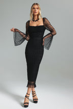 Crana Mesh Midi Dress	