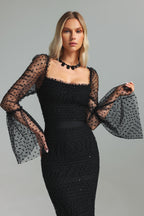 Crana Mesh Midi Dress	
