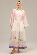 Heloise Long Sleeves  Floral Printed Maxi Dress	