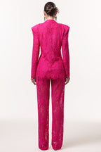 Naya Sexy Tailored Lace Blazer Two Piece Set	