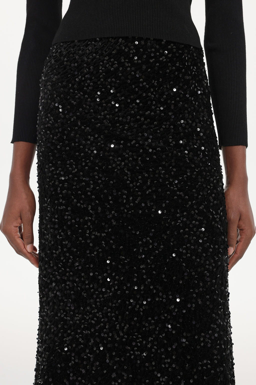 Winmy Elegant Embellished Sequin Three-Piece Set	