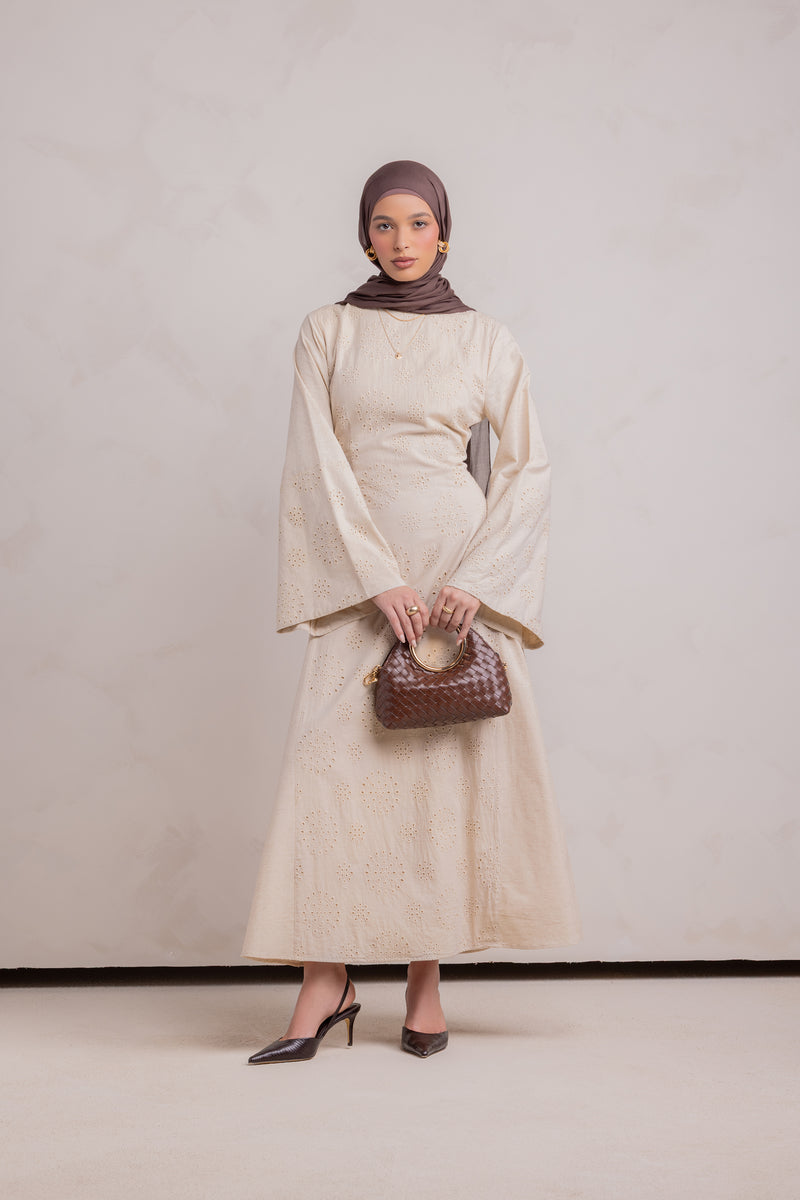 Lulwa Embroidery Dress