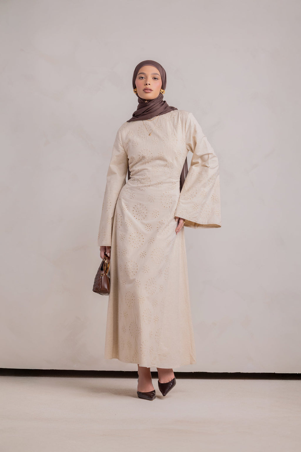 Lulwa Embroidery Dress