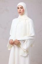 Layali Lace Embroidered Abaya & hijab