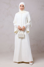 Layali Lace Embroidered Abaya & hijab