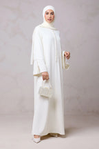 Layali Lace Embroidered Abaya & hijab