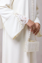 Layali Lace Embroidered Abaya & hijab