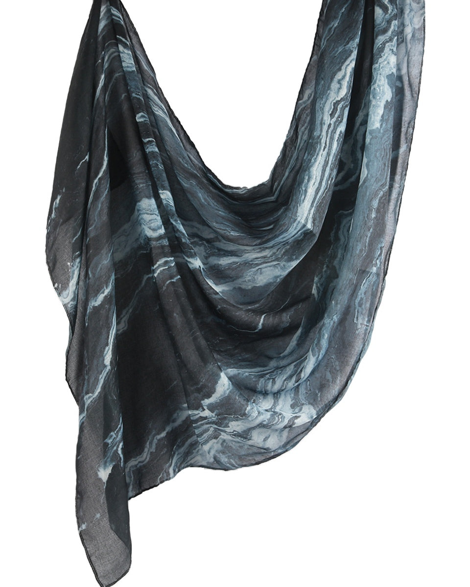 Modal Cotton Satin Printed Shawl Hijab-20