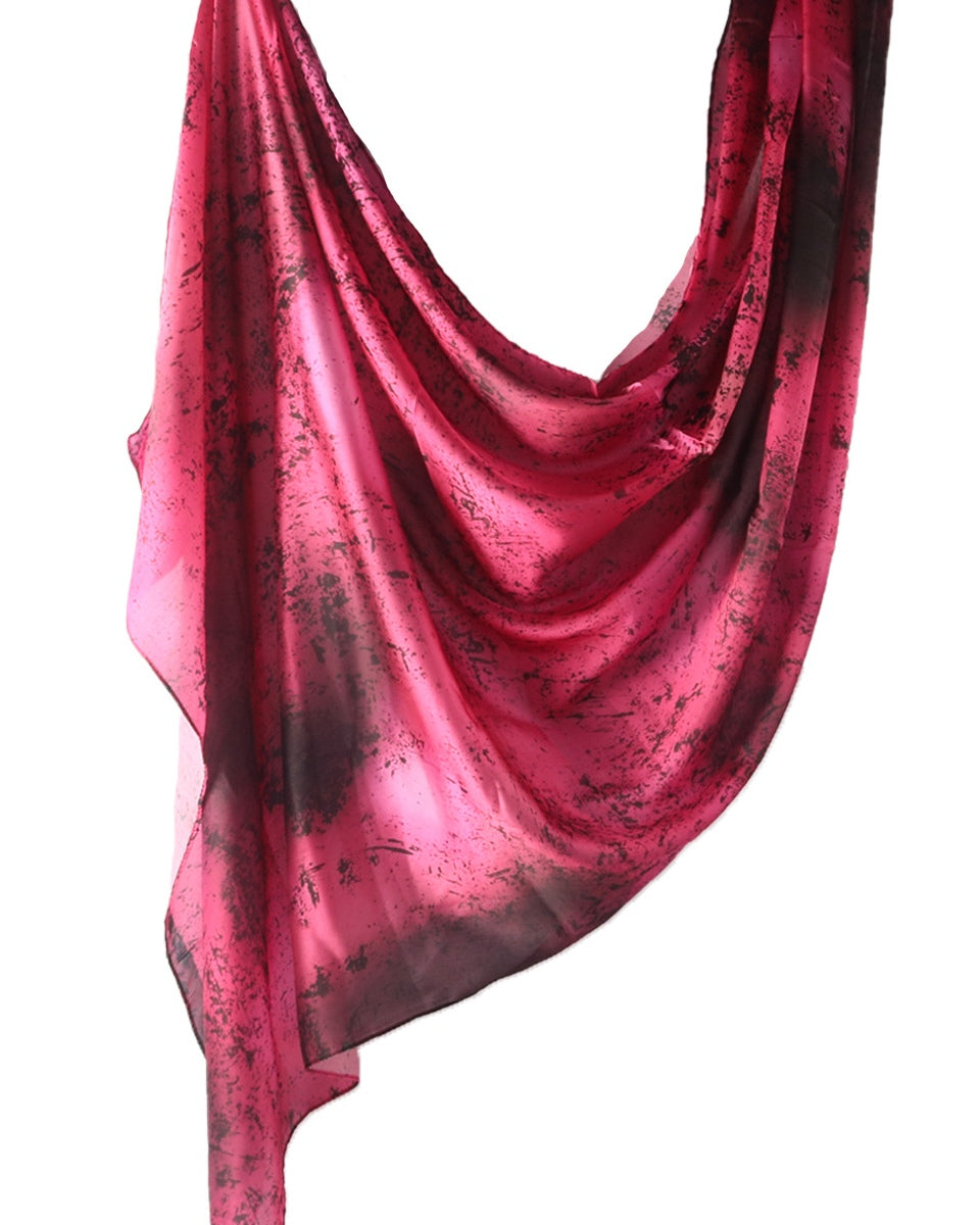 Silk Marble Print Hijab-22