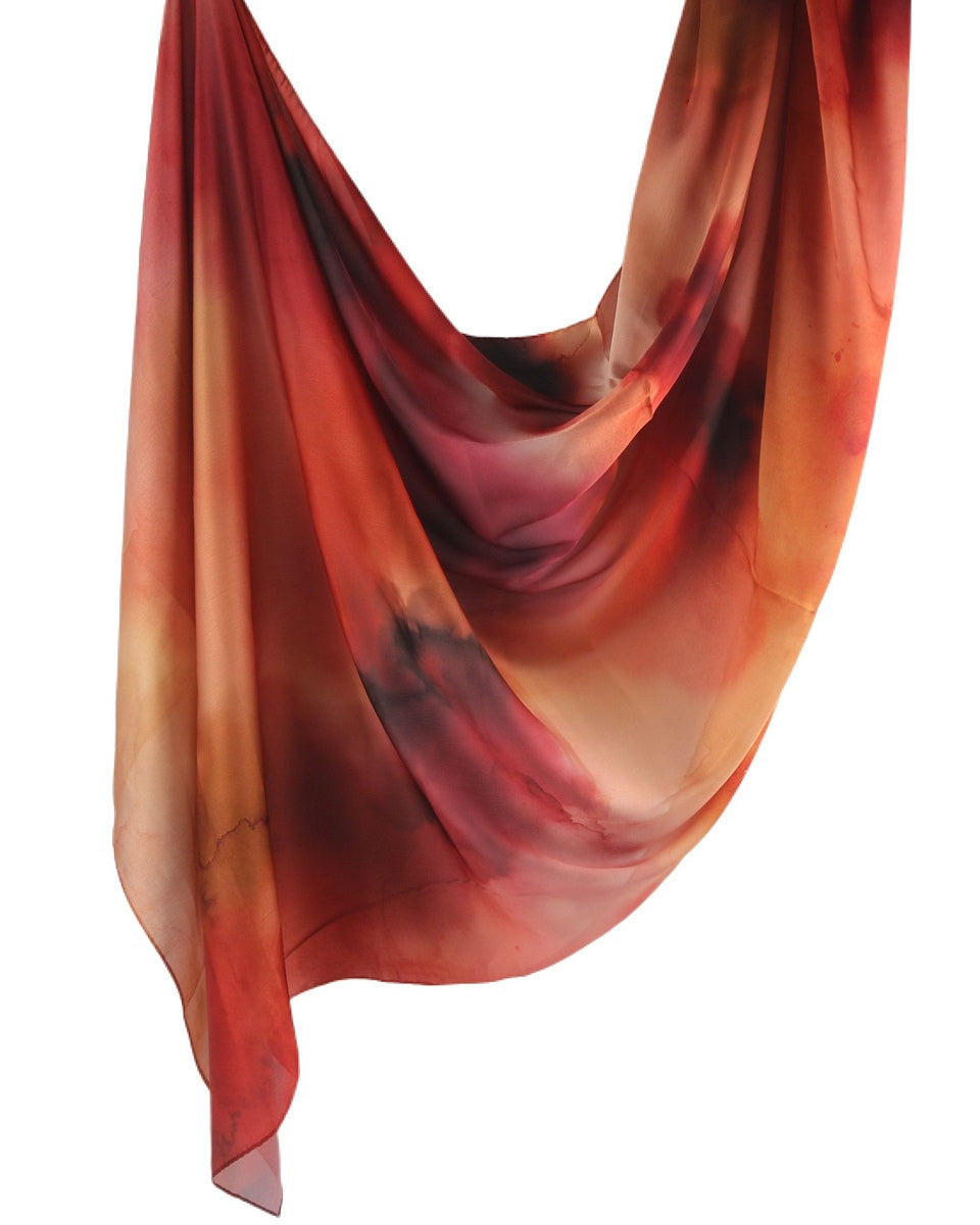 Silk Marble Print Hijab-24