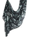 Modal Cotton Satin Printed Shawl Hijab-27