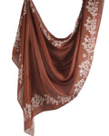 Modal Cotton Satin Printed Shawl Hijab-28
