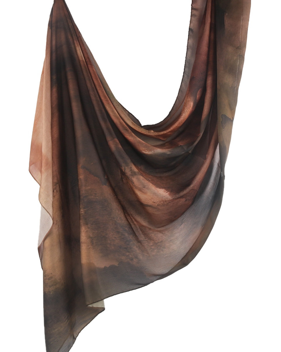 Silk Marble Print Hijab-29