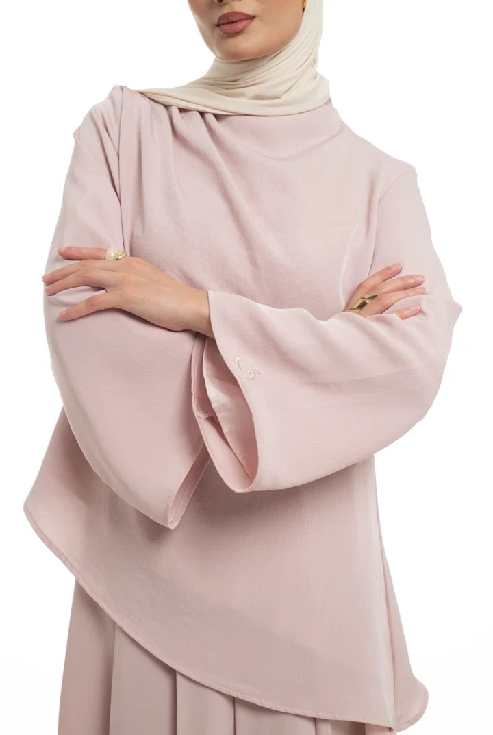 Serina Draped Neck Two‑piece Outfit