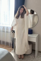 Diana Embroidered Kaftan Cape Maxi Dress