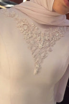 Sofia Lace Applique Flared Dress