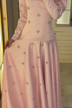 Grace Crystal Butterfly Embellished Maxi