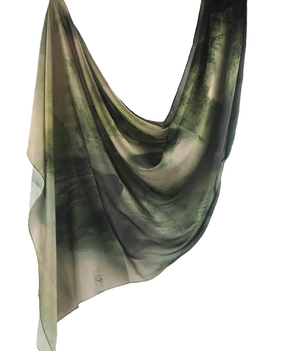 Silk Marble Print Hijab-31