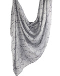 Modal Cotton Satin Printed Shawl Hijab-34