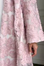 Farah 3D Floral Open Long Abaya