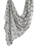 Modal Cotton Satin Printed Shawl Hijab-40