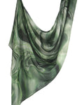 Modal Cotton Satin Printed Shawl Hijab-44