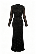 Emma Sequin Embroidered Maxi Dress