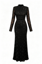 Emma Sequin Embroidered Maxi Dress