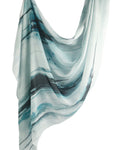 Modal Cotton Satin Printed Shawl Hijab-48