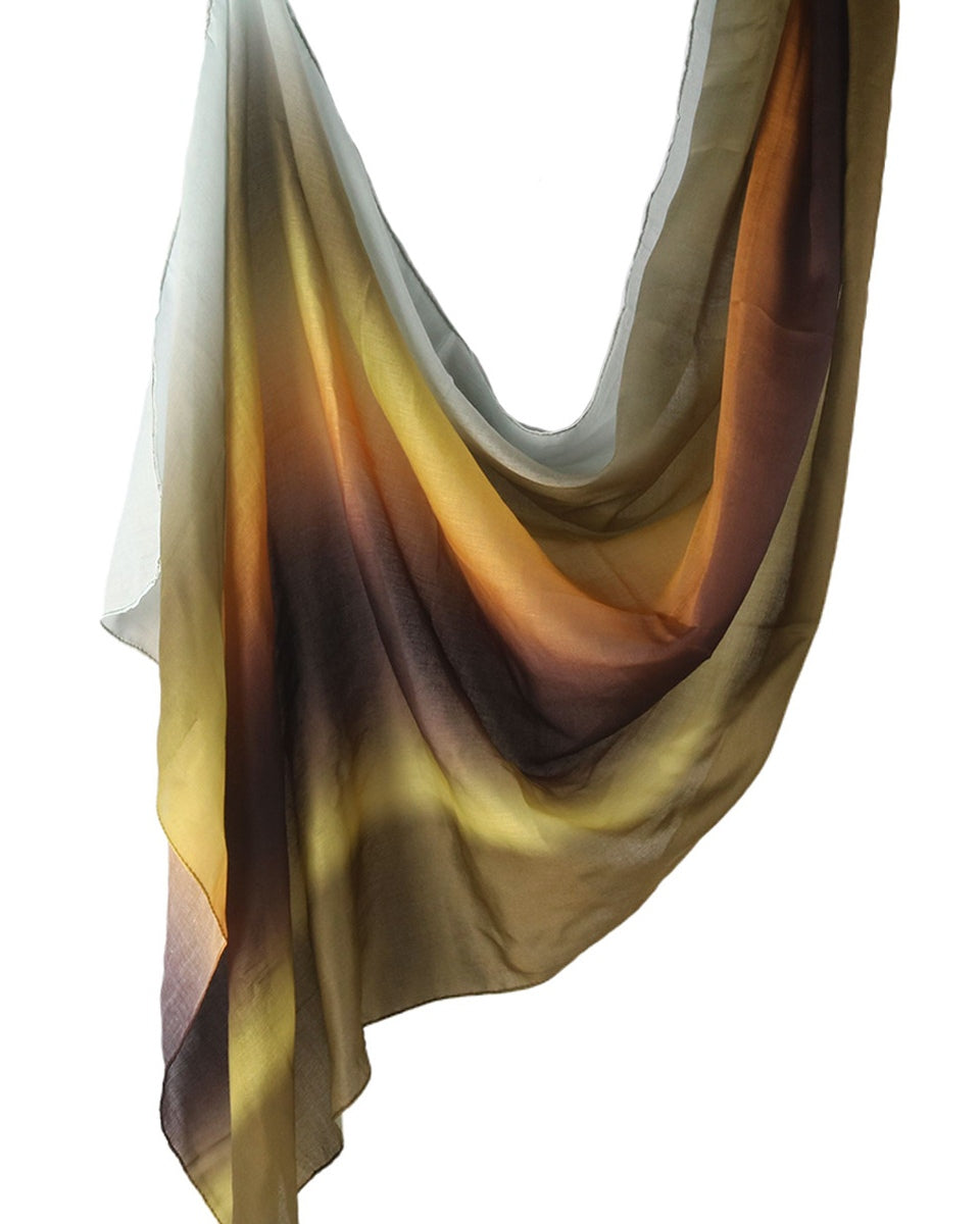 Modal Cotton Satin Printed Shawl Hijab-50