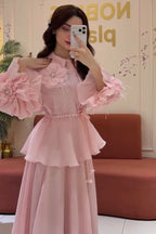 Zola 3D Floral Flare Sleeve Co-ord