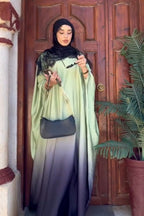 Grace Ombre Kaftan Maxi Dress-Green