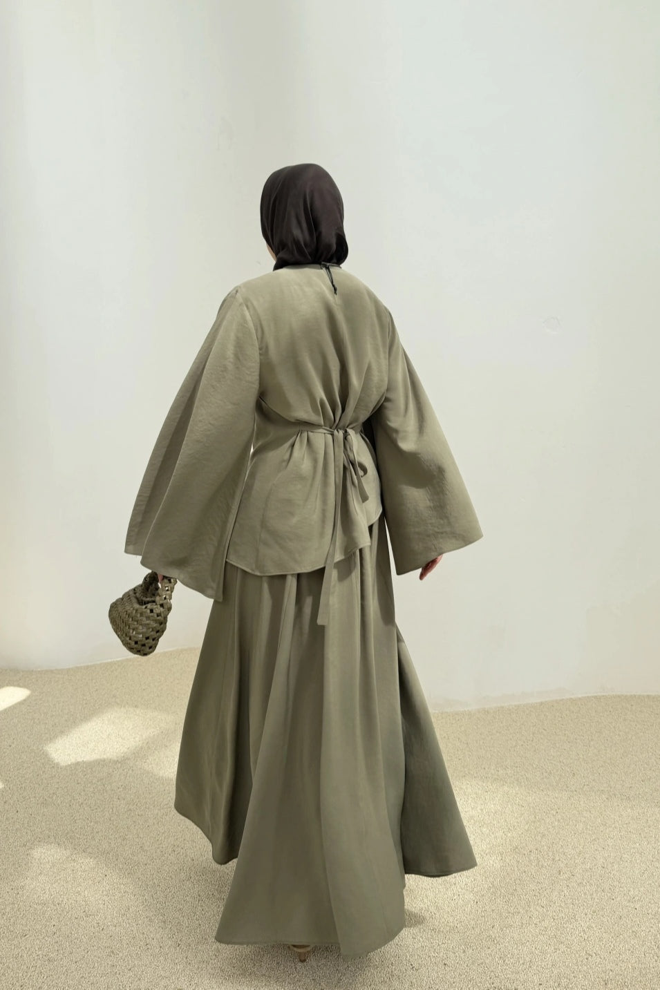 Fiona Asymmetric Hem Skirt Set