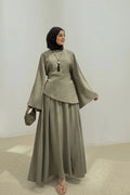 Fiona Asymmetric Hem Skirt Set