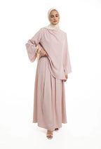 Serina Draped Neck Two‑piece Outfit