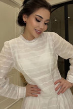 Mia Textured Lace Waist Maxi Dress