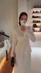 Maryam Lace Top Skirt Co‑ord Set